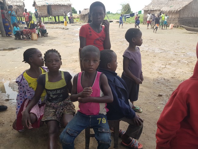 Ambiance morose dans un des sites visités par la mission