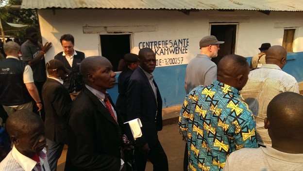 Visite au Centre de Santé de Kamwenze de la ZS de Kabongo