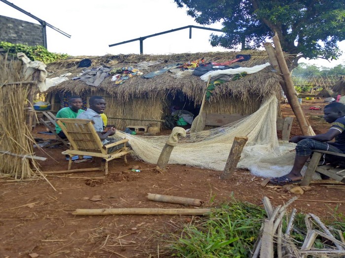 Des réfugiés centrafricains et des fammiles d'accueil victimes des inondationsau quartier Kumbu et Ziamba à Mobayi-Mbongo
