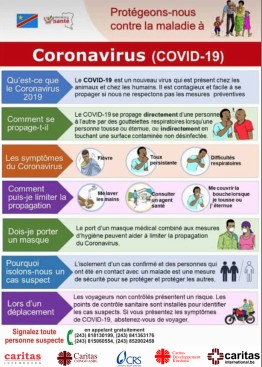 Affiche de sensibilisation contre le Covid-19