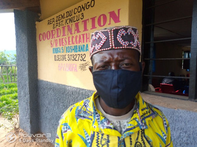 Le Chef du Village de Koshibanda, Mr Eko Katshinga