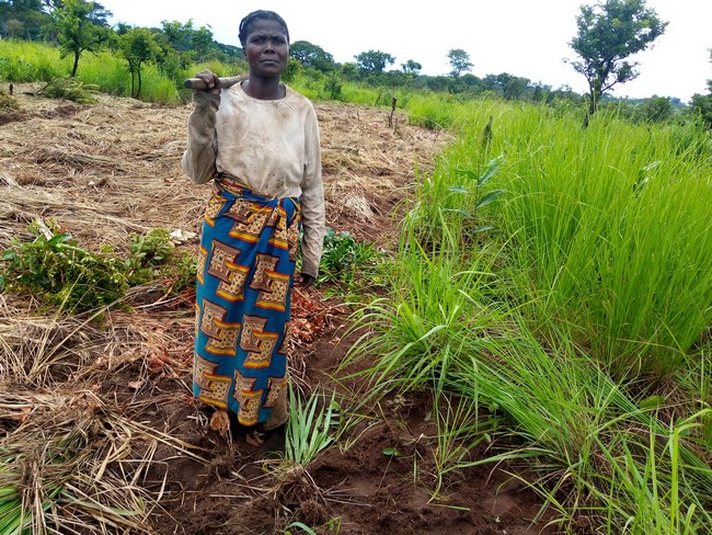 Mme Singa Alphonsine, bénéficiaire à Kabwe