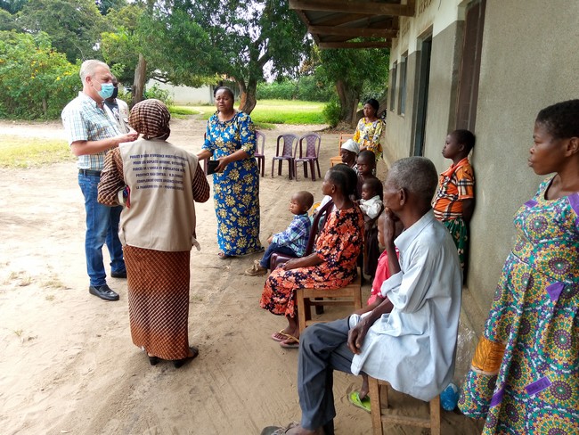Visite du Centre nutritionnel Mam-sa-Ngol à Idiofa