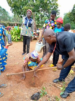 Plantation symbolique des arbres